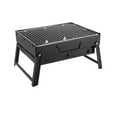 thumbnail image 1 of Foldable BBQ Grill Portable Camping Charcoal Barbeque Grill for Outdoor Cooking Camping Picnic Garden Terrace 13.8x10.6x7.9in, 1 of 8
