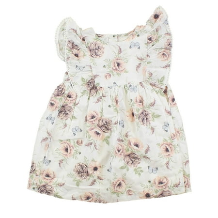 

Pre-owned Newbie Girls White | Pink | Brown Dress size: 9-12 Months
