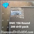 thumbnail image 3 of DMC 156 ROUND 5D Diamond Painting Drills Beads DMC 156 Medium Light Blue Violet, 3 of 3