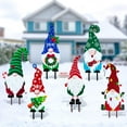 thumbnail image 5 of Christmas Decorations Outdoor,Metal Gnomes Yard Signs,Garden Stakes Decor,Gnome Yard Stakes,Christmas Lawn Signs for Christmas Winter Thanksgiving Party Pathway Decor, 5 of 8