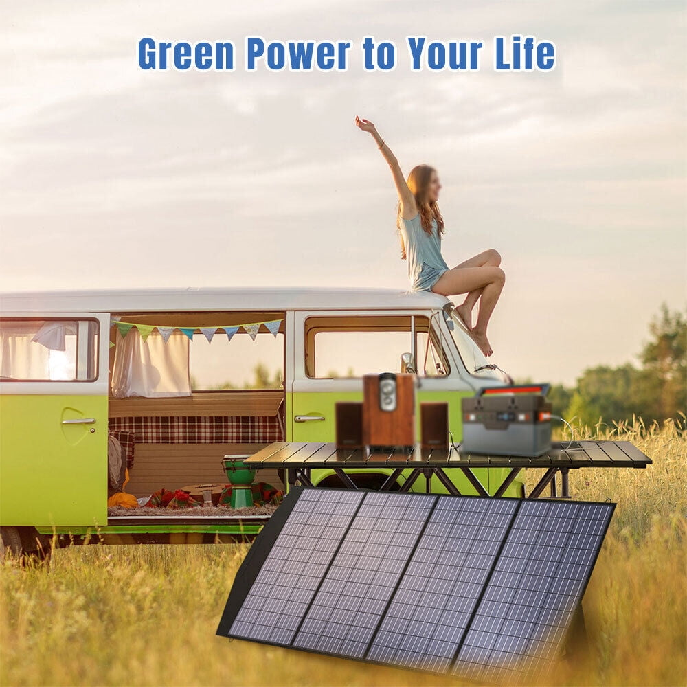 Portable Monocrystalline Solar Panel,Kepeak 200W Foldable Monocrystalline Solar Charger, Efficiency Solar Panel with MC4 Output, IP67 Waterproof for Power Stations, Camping, Hiking, Off-Grid