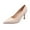 B White, variant on Wovix Women's High Chunky Block Closed Toe Heels Slip On Pointed Toe Work Dress Office Wedding Party Pumps Shoes Trendy Daily Work