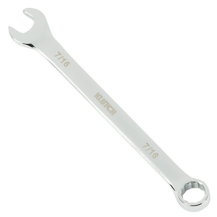 Klutch Combination Wrench, 7/16in. x 5.31in., Model# E-2004