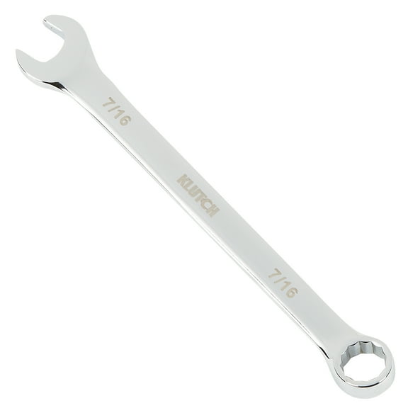 Klutch Combination Wrench, 7/16in. x 5.31in., Model# E-2004