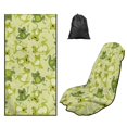 thumbnail image 6 of XYZCANDO Frog Dance Car Seat Towel Cover, Sweatproof Car Seats Towel Protector Machine Washable Quick-Release Installation for SUVs Trucks, 6 of 9
