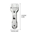 thumbnail image 3 of Countdown Deal,Stainless Steel Kitchen Spatula,Special Tool,Small Seam Shovel,Glue Artifact Cleaning,for Home-Office,Multi-Function,Easy Grip High Performance|Stainless steel,Multicolor, 3 of 9