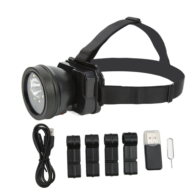 Cámara con faro LED, cámara de acción montada en la cabeza, cámara de vídeo portátil, cámara de acción, durabilidad extendida Jadeshay A
