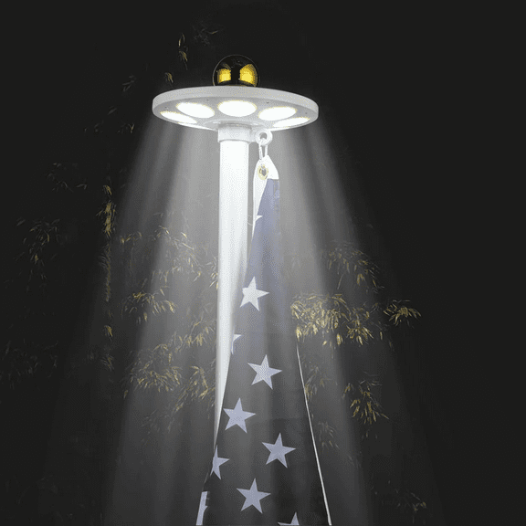 Flagpole Light Topper Hole 11/16" 136LED