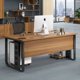 thumbnail image 3 of Boss Conference Office Desk Modern Standing Aesthetic Workstation Office Desk Computer Luxury Meuble Bureau Furniture SR50OD My Lux Decor Round, 3 of 14