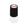 Universal - Stamp - pre-inked - red - stock text - FAXED - 0.75 in diameter