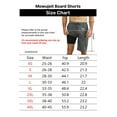 thumbnail image 6 of Men's Swim Trunks Mowujeit Quick Dry Beach Swim Shorts for Men with Mesh Lining for Surf Grey S-4XL, 6 of 8
