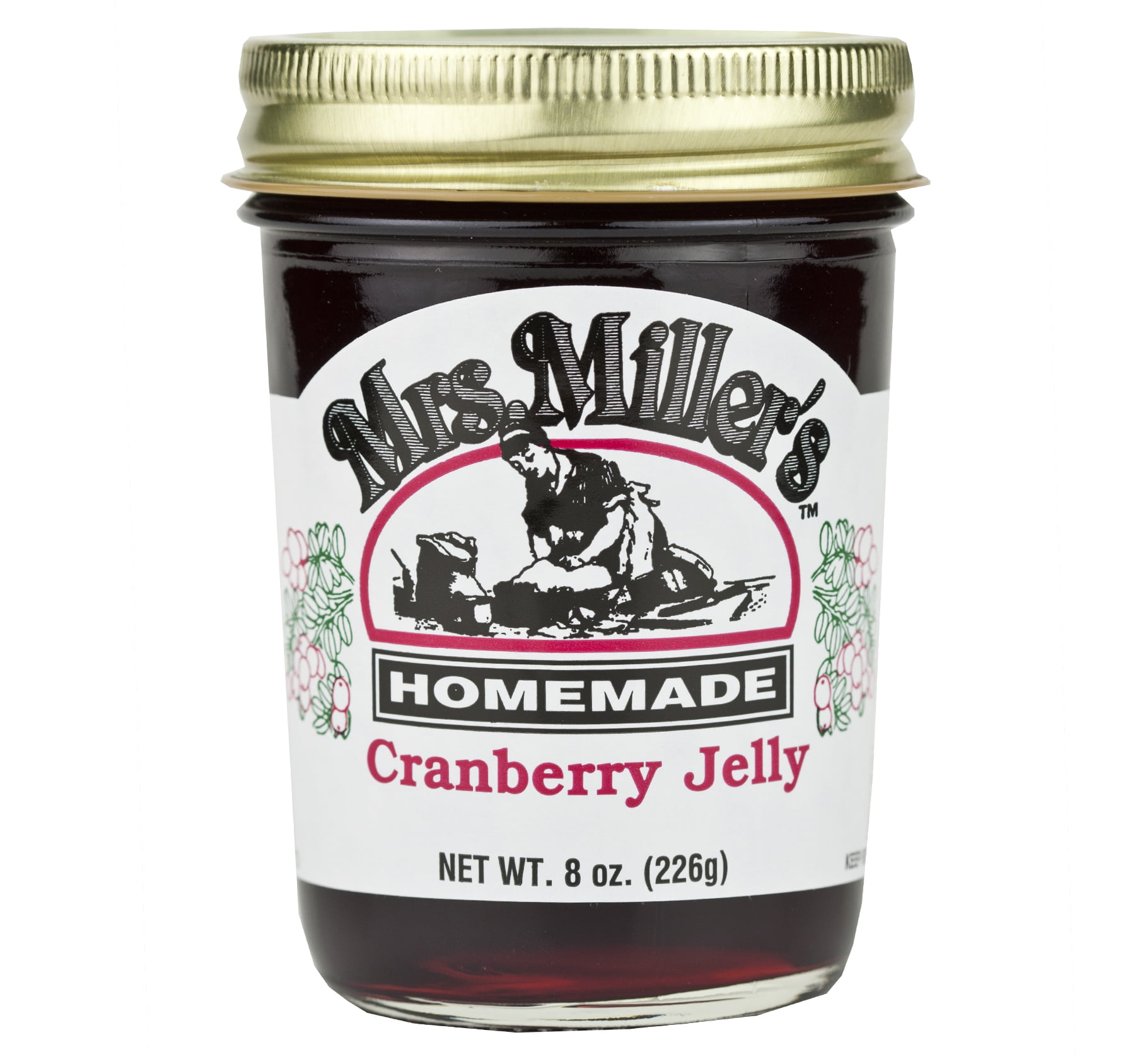Mrs. Miller's Cranberry Jelly 9 oz. (3 Jars)