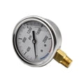 thumbnail image 3 of Interstate Pneumatics G7022-2000 Oil Filled Pressure Gauge 2000 PSI 2-1/2" Dial 1/4" NPT Bottom Mount, 3 of 5