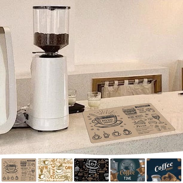 onlyliua Ofertas Navideñas Estera de Drenaje de Tierra de Diatomeas para Máquina de Café, Absorbente, Aislante Térmico, para Cocina Doméstica, Fácil de Cuidar