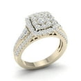 thumbnail image 2 of Imperial 1 1/2Ct TDW Diamond 14K Yellow Gold Cluster Engagement Ring, 2 of 4