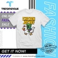 thumbnail image 1 of Minecraft Chicken Jockey Shirt, V-Neck Tee-4XL, 1 of 2