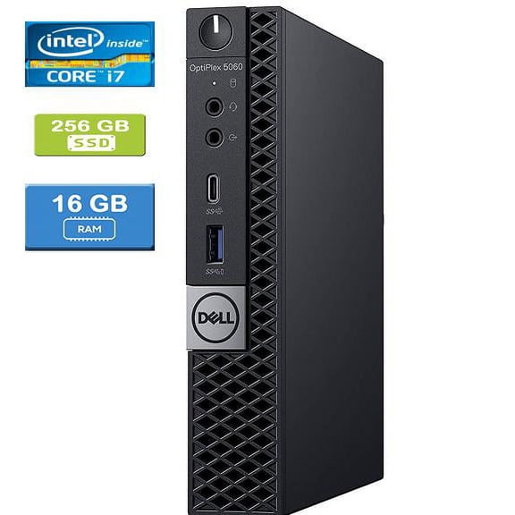 Used: DELL 5060 MICRO Intel Core i7-8700T 2.40 GHz, 16GB, 256GB SSD, Win 10 Pro