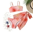 thumbnail image 4 of AWZXDE Swimsuit For Girls Two Piece Tankini With High Waist Bottoms And Rash Guard Swimsuit For Beach, 4 of 7