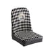 thumbnail image 3 of Fundas Elásticas para Sillas de Comedor, Resistentes Al Desgaste, Decorativas, Extraíbles, Universales, Fundas de Asiento para Fiestas, Comedores, Blanco Macarena Cubierta de asiento, 3 of 5