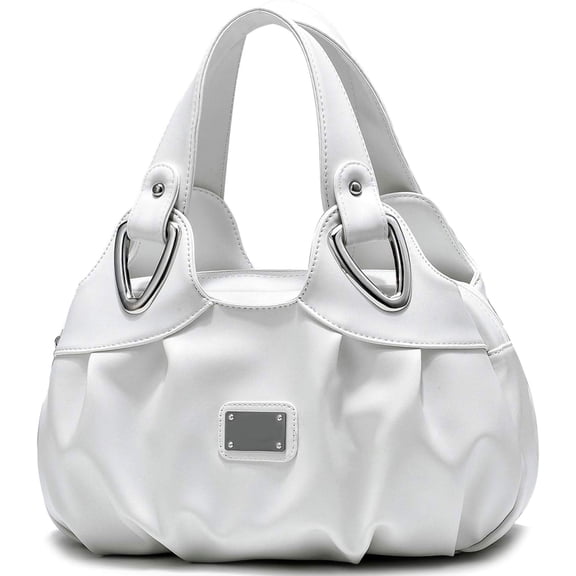 Vegan Leather Purse for Women Fashion Hobo Style Floral Handbag