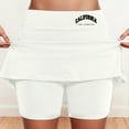 thumbnail image 2 of Women's Mid Rise Culottes With Pocket Sports Casual Fashion Printed Skirt, 2 of 5