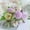 PP, variant on EGNMCR Fake Flowers, Artificial Flowers Simulated Bouquet Of Home Decoration Flowers Simulated Rose Bouquet Of Small Handlebars Of Roses rose bouquet