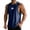 Blue#1, variant on Tank Tops Men, Solid Color Crew Neck Sleeveless T-Shirts Loose Breathable Outdoor Workout Running Summer Muscle Tank Tops, Sizes M-4XL