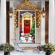thumbnail image 4 of Decoraciones de Navidad Cubierta de Puerta de Navidad de 35 X 72 Pulgadas Cortina de Puerta de Navidad Decoración de Puerta Y Pared Del Día de Navidad Decoración de Fiesta de Vacaciones Decoraciones D, 4 of 6