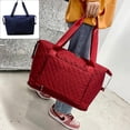 thumbnail image 3 of Bolso de mano lindo del viaje de las mujeres bolso de lona del gimnasio con el bolso de mano bolso de noche con el bolsillo mojado negro, 3 of 5
