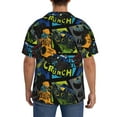 thumbnail image 5 of Vsdgher Off-Road Vehicle Print Men's Wrinkle Free Untucked Cuban Shirt Business Casual Button Down Shirts Short Sleeve Shirt, 5 of 7