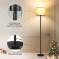 Floor Lamps for Living Room, 15W LED Dimmable Floor Lamp, Standing
