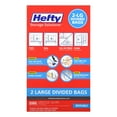 Hefty SHRINKPAK 2 Large Divided Vacuum Bags