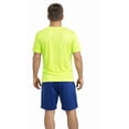 thumbnail image 4 of 2 Pack-Hi Vis Green T-Shirt Work Safety High Visibility Short Sleeve Size:Large, 4 of 6