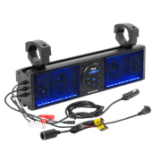 BOSS Audio Systems SB18BRGB ATV UTV Sound Bar System - 18 inches Wide, IPX5 Rated Weatherproof