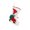 B, variant on Christmas Tree Hanging Mini Stockings Decoration Small Candy Gift Bag Santa Claus Decorative Little Socks Xmas New Year Ornament Party Decor (A)
