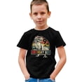 thumbnail image 2 of Birthday Boy Cool T-Rex in Sunglasses Shirt for Kids 9th Birthday Dinosaur Theme Tee Black Shirt Youth Large, 2 of 4