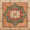 thumbnail image 1 of Ahgly Company Indoor Square Abstract Sandy Brown Abstract Area Rugs, 3' Square, 1 of 6