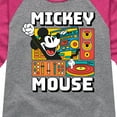 thumbnail image 3 of Disney - Mickey Wave Form - Toddler & Youth Girls Raglan Graphic T-Shirt, 3 of 5