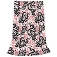 thumbnail image 2 of Pofeuu Black Snake Print Ultra-Soft Micro Fleece Blanket,for Bed Or Sofa,All Season Throw Blankets Flannel Blanket-50"x40", 2 of 7