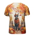 thumbnail image 2 of Happy Thanksgiving Doberman Pinscher Give Thanks Fall Beanie Scarf Welcome All Over Print 3D Shirt Unisex Merch Doberman Dog Lover Gifts - 00020, 2 of 6