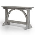 thumbnail image 2 of Furniture of America Linx Rustic Wood Rectangle Console Table in Gray Oak, 2 of 8