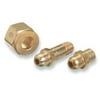 Regulator Inlet Nipples, Oxygen, 1/4"(Npt), 2 1/2", Brass, Cga-540, Handtight