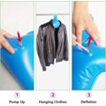 thumbnail image 3 of Perchas inflables para ropa - 5 piezas de perchas inflables plegables de PVC, 3 of 5