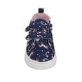 thumbnail image 5 of Nanette Lepore Girl Hook and Loop Unicorn Low Top Canvas Sneakers, Navy Pink, Size: 6, 5 of 5