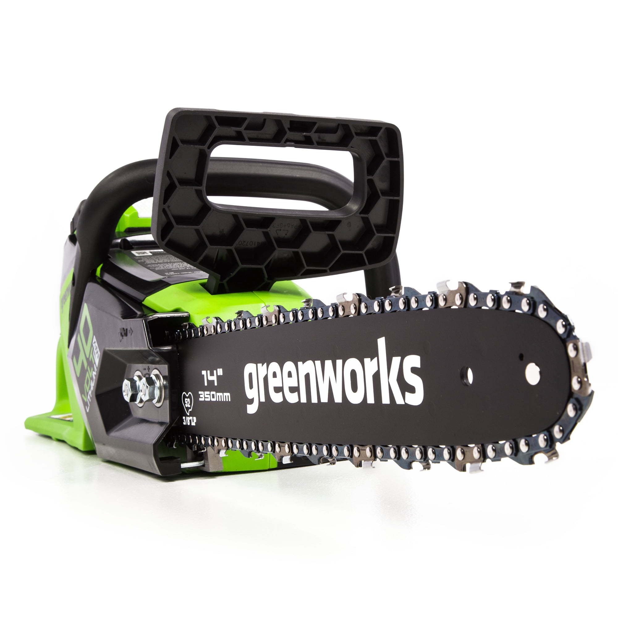 Greenworks 40V 14-inch Brushless Chainsaw with 2.5 Ah Battery and Charger, 2012802