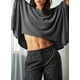 thumbnail image 4 of Camiseta Dokotoo Summer para mujer, talla grande, top corto 2025, 4 of 6