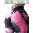 thumbnail image 3 of Women's Scrunched Workout Leggings Textured Tie Dye Booty Yoga Pants Ruched Butt Lifting Leggings with Pockets, 3 of 5