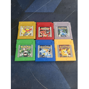 Pokemon Gameboy Batch: Red, Blue, Yellow, Gold, Green, Silver