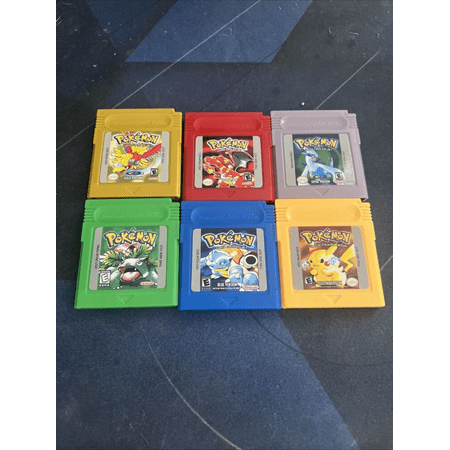 Pokemon Gameboy Batch: Red, Blue, Yellow, Gold, Green, Silver