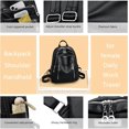 thumbnail image 6 of Sunyuer PU Leather Anti-Theft Backpack for Women, Lightweight Stylish & Spacious Purse Backpack, Fashion Versatile Bag for Daily Work Travel, 6 of 7
